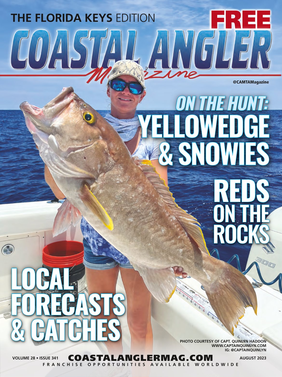 August 2023 Coastal Angler Magazine article written by Captain Quinlyn Haddon