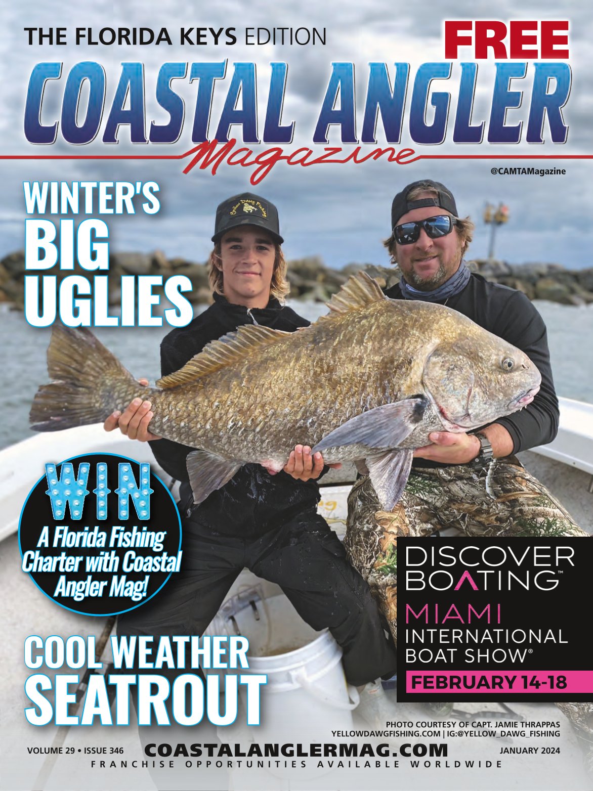January 2024 Coastal Angler Magazine article written by Captain Quinlyn Haddon
