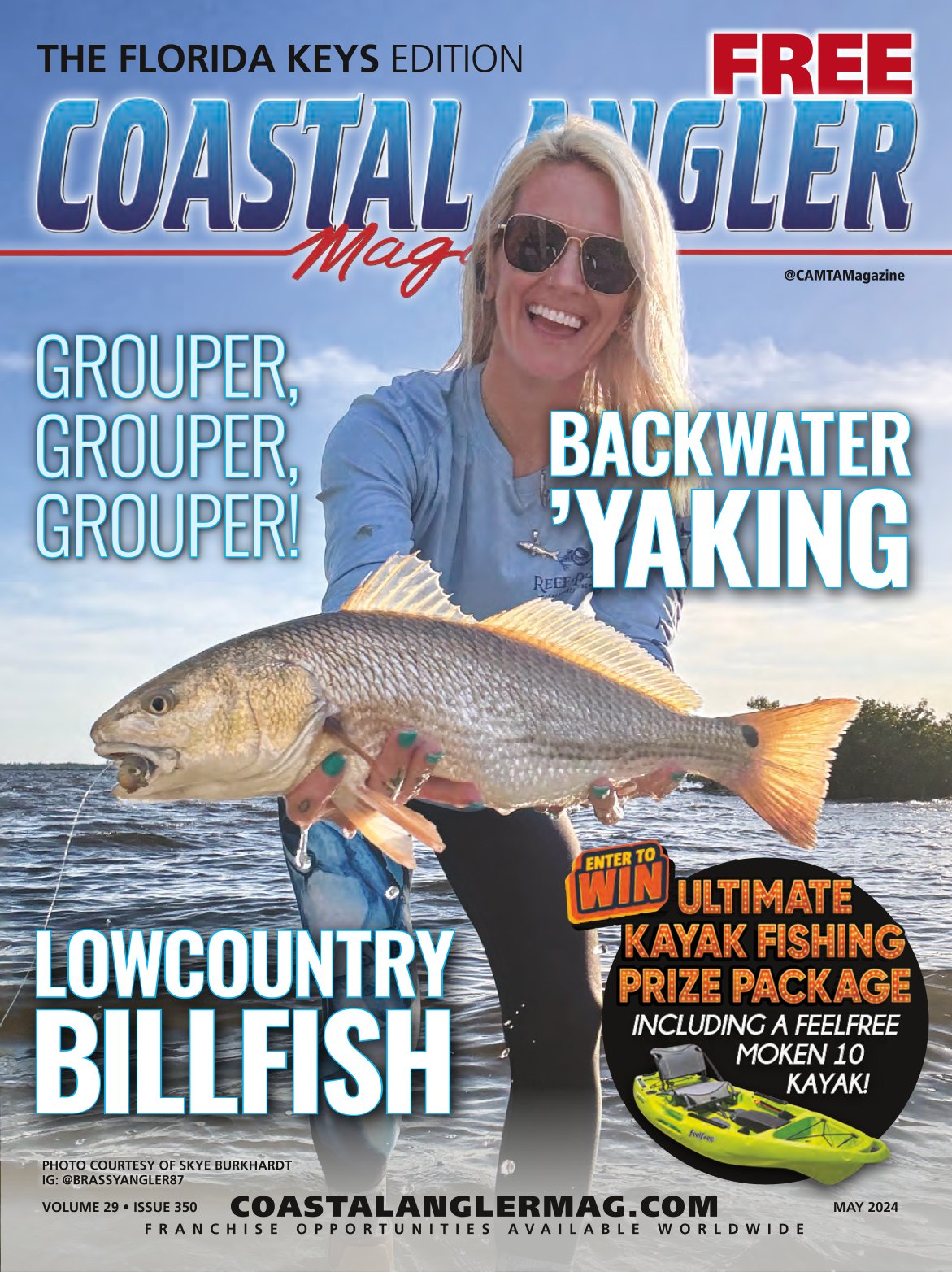 May 2024 Coastal Angler Magazine article written by Captain Quinlyn Haddon